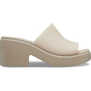 Wedge mules for women Crocs Brooklyn Frosted Beige 39/40 Wedge mules for women Crocs Brooklyn Frosted Beige 39/40