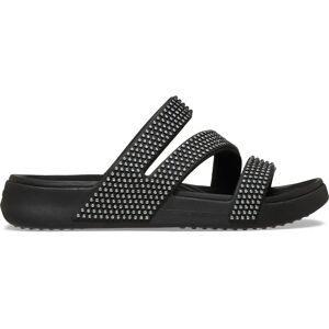 Women's slides Crocs Getaway Gems Strappy Noir 37/38 Women's slides Crocs Getaway Gems Strappy Noir 37/38