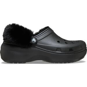 Women's clogs Crocs Classic Platform Fuzz Lined Noir 38/39 Women's clogs Crocs Classic Platform Fuzz Lined Noir 38/39