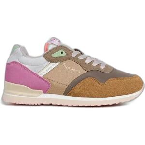 Women's Trainers Pepe Jeans London Logo Marron 36 Women's Trainers Pepe Jeans London Logo Marron 36