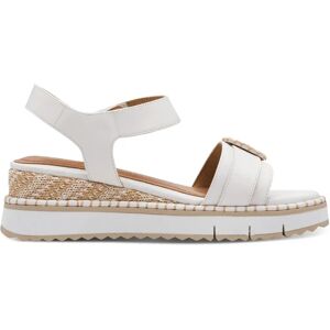 Wedge and platform sandals for women Tamaris 1-28223-46 Blanc 38 Wedge and platform sandals for women Tamaris 1-28223-46 Blanc 38