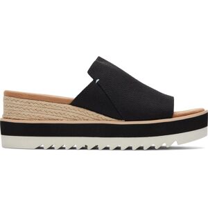 Wedge mules for women Toms Diana Mule Noir 36.5 Wedge mules for women Toms Diana Mule Noir 36.5