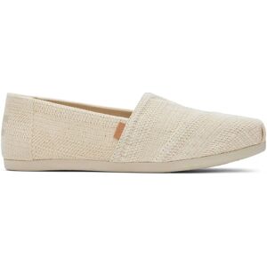 Women's linen espadrilles Toms Alpargata Beige 37.5 Women's linen espadrilles Toms Alpargata Beige 37.5