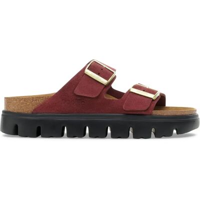 Women’s suede leather platform sandals Birkenstock Arizona Rouge 42 Étroit Women’s suede leather platform sandals Birkenstock Arizona Rouge 42 Étroit