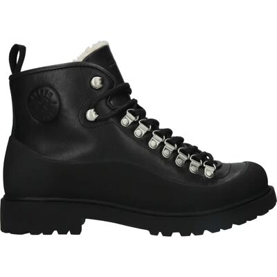 Women's lace-up leather ankle boots Blackstone Rock Dree Noir 36 Women's lace-up leather ankle boots Blackstone Rock Dree Noir 36