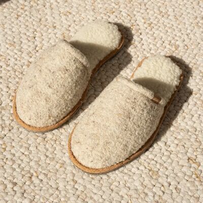 Slippers Caussün La naturelle Beige 46 Slippers Caussün La naturelle Beige 46
