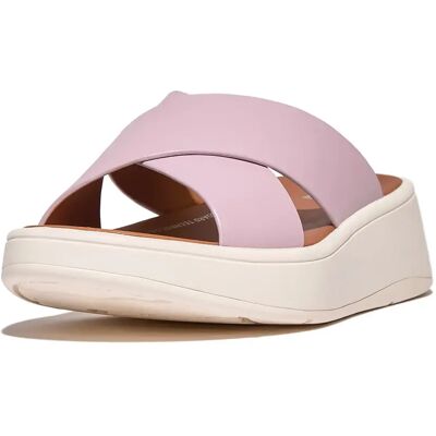Women's mules FitFlop F-Mode Flatform Beige 38 Women's mules FitFlop F-Mode Flatform Beige 38