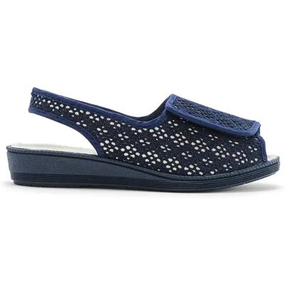Total opening slippers sandals for women Pédiconfort Bleu 36 Total opening slippers sandals for women Pédiconfort Bleu 36