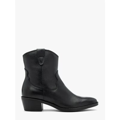 Women’s leather cowboy ankle boots Ryłko Leyla Noir 35 Women’s leather cowboy ankle boots Ryłko Leyla Noir 35