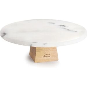 Marble cake stand Lacor Blanc 20 cm Marble cake stand Lacor Blanc 20 cm