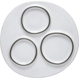 Round platter with 3 sections Costa Nova (x6) Blanc 20,2x19,9x1,9 cm Round platter with 3 sections Costa Nova (x6) Blanc 20,2x19,9x1,9 cm