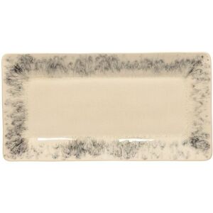 Rectangular tray Costa Nova Beige 33,5x17,5x2,7 cm Rectangular tray Costa Nova Beige 33,5x17,5x2,7 cm