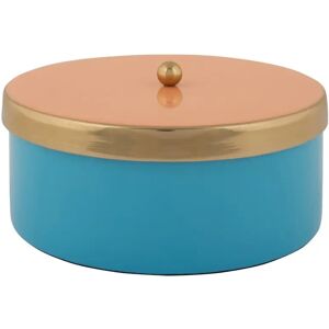 Storage box Present Time Double Funky Bleu 6x16 cm Storage box Present Time Double Funky Bleu 6x16 cm