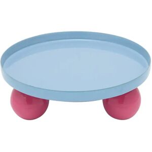 Round tray Present Time Double Funky Bleu 20x7x2x20 cm Round tray Present Time Double Funky Bleu 20x7x2x20 cm