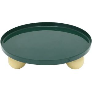 Round tray Present Time Double Funky Vert 25x6,5x5x25 cm Round tray Present Time Double Funky Vert 25x6,5x5x25 cm