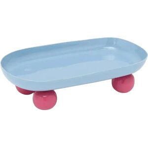 Oval tray Present Time Double Funky Bleu 16x6x2 cm Oval tray Present Time Double Funky Bleu 16x6x2 cm