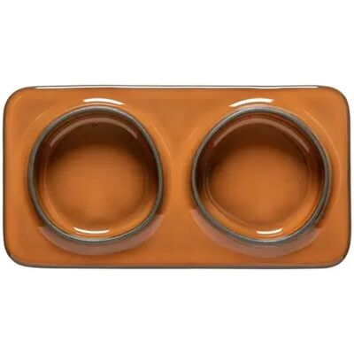 Rectangular tray with 2 sections Costa Nova (x6) Marron 19,1x10x2,8 cm Rectangular tray with 2 sections Costa Nova (x6) Marron 19,1x10x2,8 cm