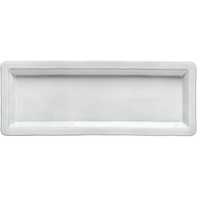 Rectangular tray Costa Nova Blanc 37,3x14,5x2,9 cm Rectangular tray Costa Nova Blanc 37,3x14,5x2,9 cm