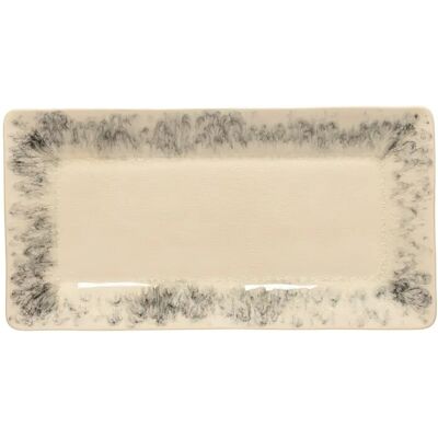 Rectangular tray Costa Nova Beige 33,5x17,5x2,7 cm Rectangular tray Costa Nova Beige 33,5x17,5x2,7 cm