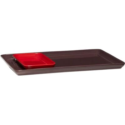 Hübsch Amare Set of 2 Ceramic Serving Trays - Serving or Storage Hübsch Amare Set of 2 Ceramic Serving Trays - Serving or Storage