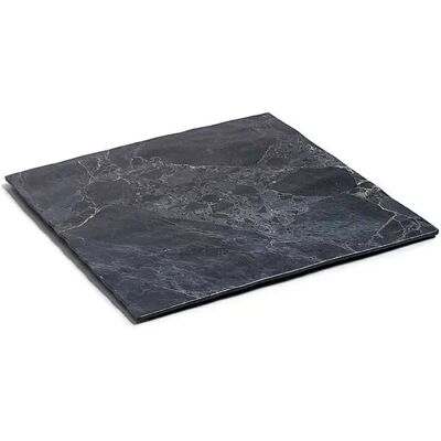 Square melamine tray Lacor Stone Noir 28,5x1 cm Square melamine tray Lacor Stone Noir 28,5x1 cm