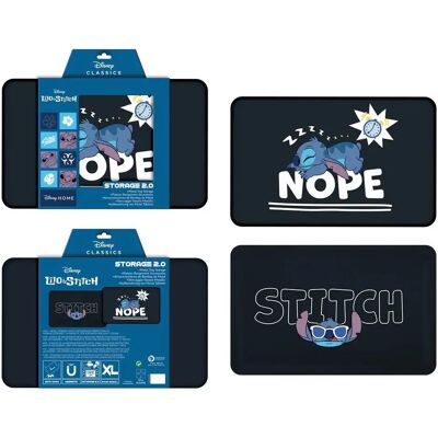 Tray Lyo Storage 2.0 Stitch Nope Noir 29x19x2,6 cm Tray Lyo Storage 2.0 Stitch Nope Noir 29x19x2,6 cm