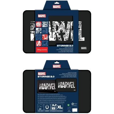 Tray Lyo Storage 2.0 Marvel Noir 29x19x2,6 cm Tray Lyo Storage 2.0 Marvel Noir 29x19x2,6 cm