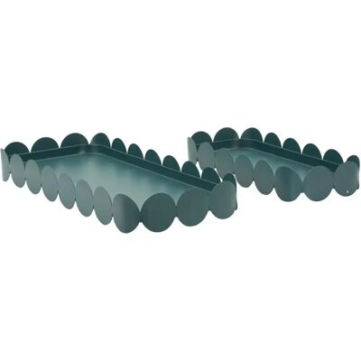 Decorative tray Mauro Ferretti Saturn Bleu 40x16,5x4,5 / 29x12x4,5 cm Decorative tray Mauro Ferretti Saturn Bleu 40x16,5x4,5 / 29x12x4,5 cm
