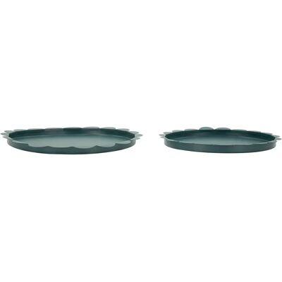 Round decorative tray Mauro Ferretti Saturn Bleu 33x2 / 27,5x2 cm Round decorative tray Mauro Ferretti Saturn Bleu 33x2 / 27,5x2 cm