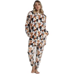 Warm long-sleeve robe for women Admas Family Bear Marron M Warm long-sleeve robe for women Admas Family Bear Marron M