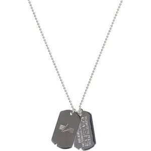 Collar Alpha Industries Dog Tag Argenté TU Collar Alpha Industries Dog Tag Argenté TU