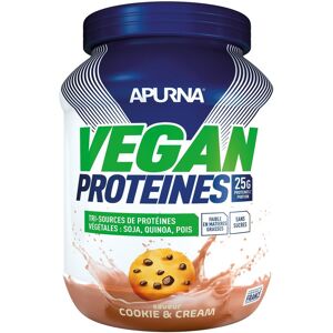 Vegan protein Apurna Cookie and cream - Pot 600g Bleu One size Vegan protein Apurna Cookie and cream - Pot 600g Bleu One size