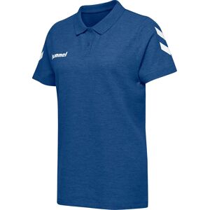Women's polo shirt Hummel hmlGO cotton Bleu Female M Women's polo shirt Hummel hmlGO cotton Bleu Female M