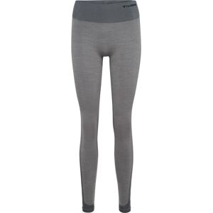 Hummel - Træningstights hmlMT Shine Seamless MW Tights - Gray 34/36 Women Hummel - Træningstights hmlMT Shine Seamless MW Tights - Gray 34/36 Women