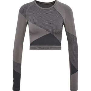 Women's long sleeve seamless training top Hummel Noir Female S Women's long sleeve seamless training top Hummel Noir Female S