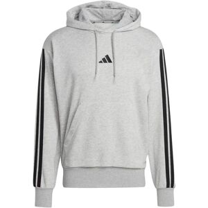 Hooded sweatshirt adidas Essentials 3-Stripes Gris Male L Hooded sweatshirt adidas Essentials 3-Stripes Gris Male L