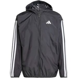 Hooded waterproof jacket adidas Essentials 3-Stripes Noir Male 2XL Hooded waterproof jacket adidas Essentials 3-Stripes Noir Male 2XL
