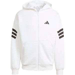 Full zip hoodie adidas Future Icons 3 stripes Blanc Male XS Full zip hoodie adidas Future Icons 3 stripes Blanc Male XS