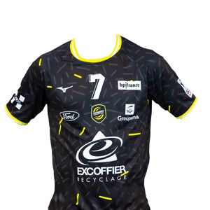 Mizuno Home jersey Chambéry Handball 2022/23 Noir Male S Mizuno Home jersey Chambéry Handball 2022/23 Noir Male S