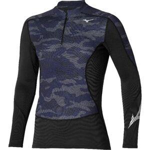 Long-sleeved half-zip jersey Mizuno Breath Thermo Virtual G3 Noir Male XL Long-sleeved half-zip jersey Mizuno Breath Thermo Virtual G3 Noir Male XL