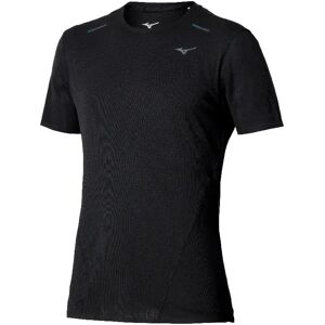 T-shirt Mizuno Light Dryaeroflow Noir Male XL T-shirt Mizuno Light Dryaeroflow Noir Male XL