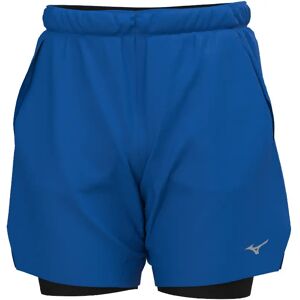 2 in 1 shorts Mizuno Core 7.5 Bleu Male XL 2 in 1 shorts Mizuno Core 7.5 Bleu Male XL