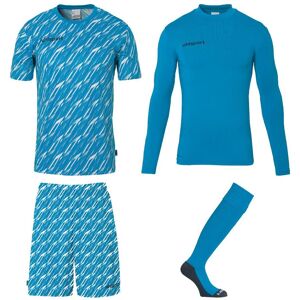 Goalkeeper kit Uhlsport Progressive Bleu Male M Goalkeeper kit Uhlsport Progressive Bleu Male M