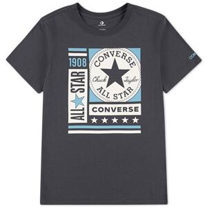 Kid's T-shirt Converse CNVB Ctp Blocks Logo Noir Male 10/12 years Kid's T-shirt Converse CNVB Ctp Blocks Logo Noir Male 10/12 years