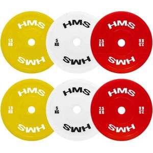 Discus of musculation HMS TPP Olimpijski Technicznych PE Jaune Unisex 18 kg Discus of musculation HMS TPP Olimpijski Technicznych PE Jaune Unisex 18 kg