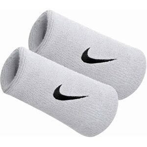 Sponge cuffs Nike swoosh doublewide Blanc Unisex One size Sponge cuffs Nike swoosh doublewide Blanc Unisex One size