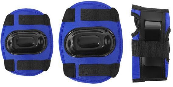 Knee and elbow pad set NILS Extreme H108 Bleu Unisex L