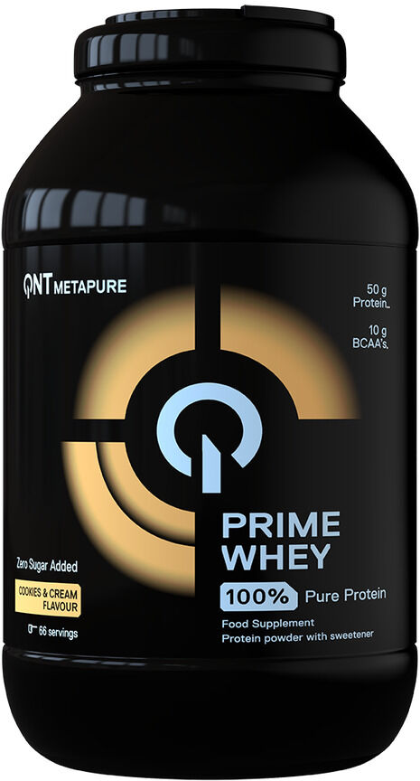 100% Whey Protein Isolate and Concentrate Blend Cookies & Cream QNT Prime Whey 2 kg Noir Unisex 2 kg