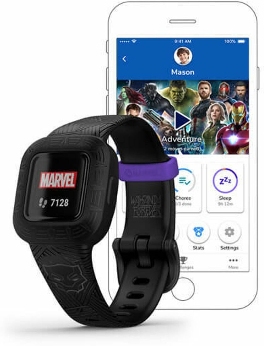 Garmin Vívofit 3 marvel black panther kids watch Noir Unisex One size