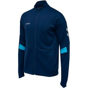 Zipped jacket Hummel tech move poly Bleu Male M Zipped jacket Hummel tech move poly Bleu Male M